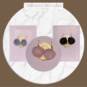 Pom Pom Earrings